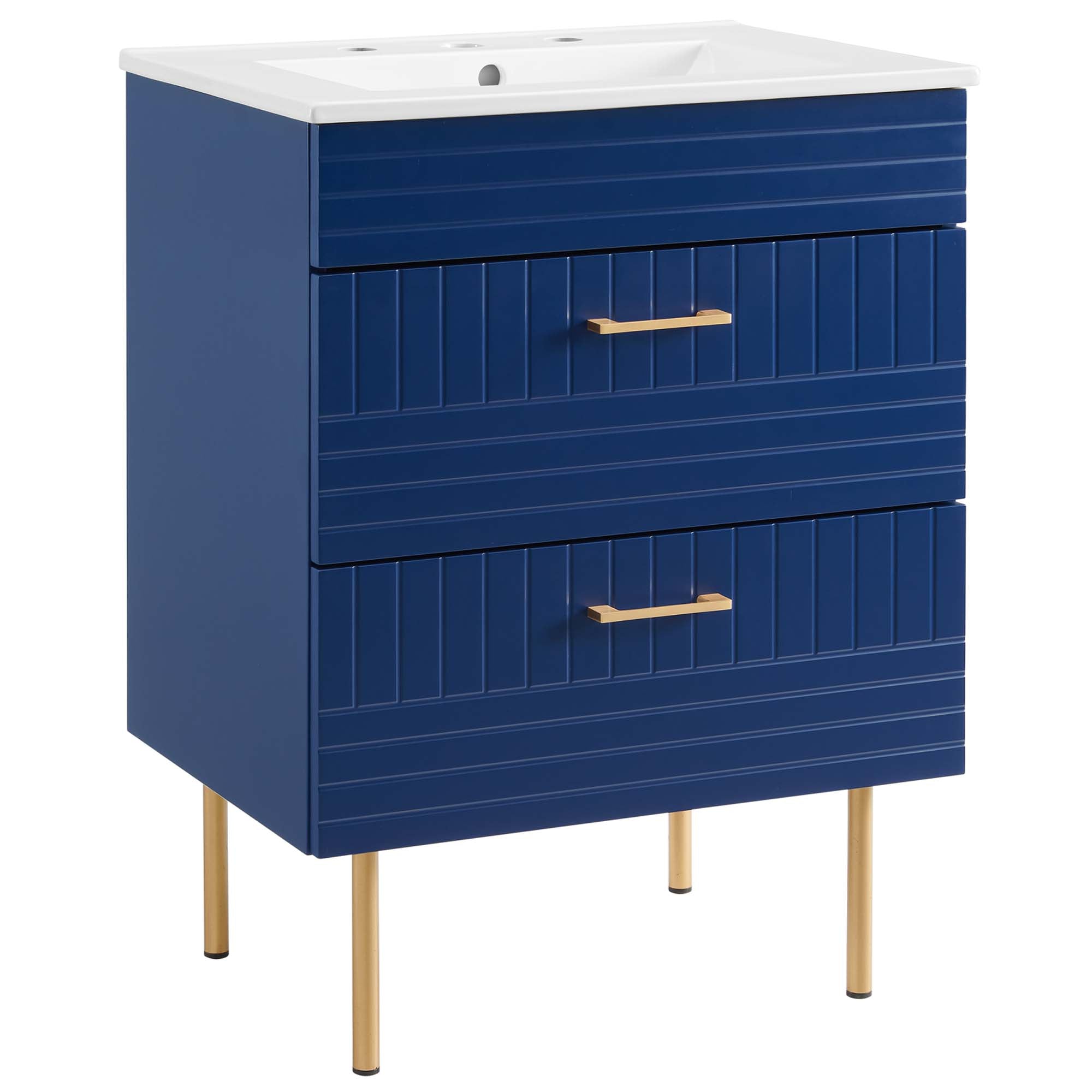 Daybreak Bathroom Vanity Basin Included - EEI-5817-BLU-WHI