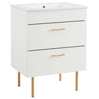 Daybreak Bathroom Vanity Basin Included - EEI-5817-WHI-WHI