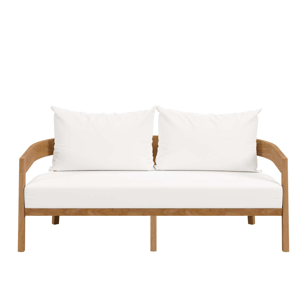 Brisbane 6-Piece Teak Wood Outdoor Patio Set