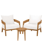 Brisbane 6-Piece Teak Wood Outdoor Patio Set