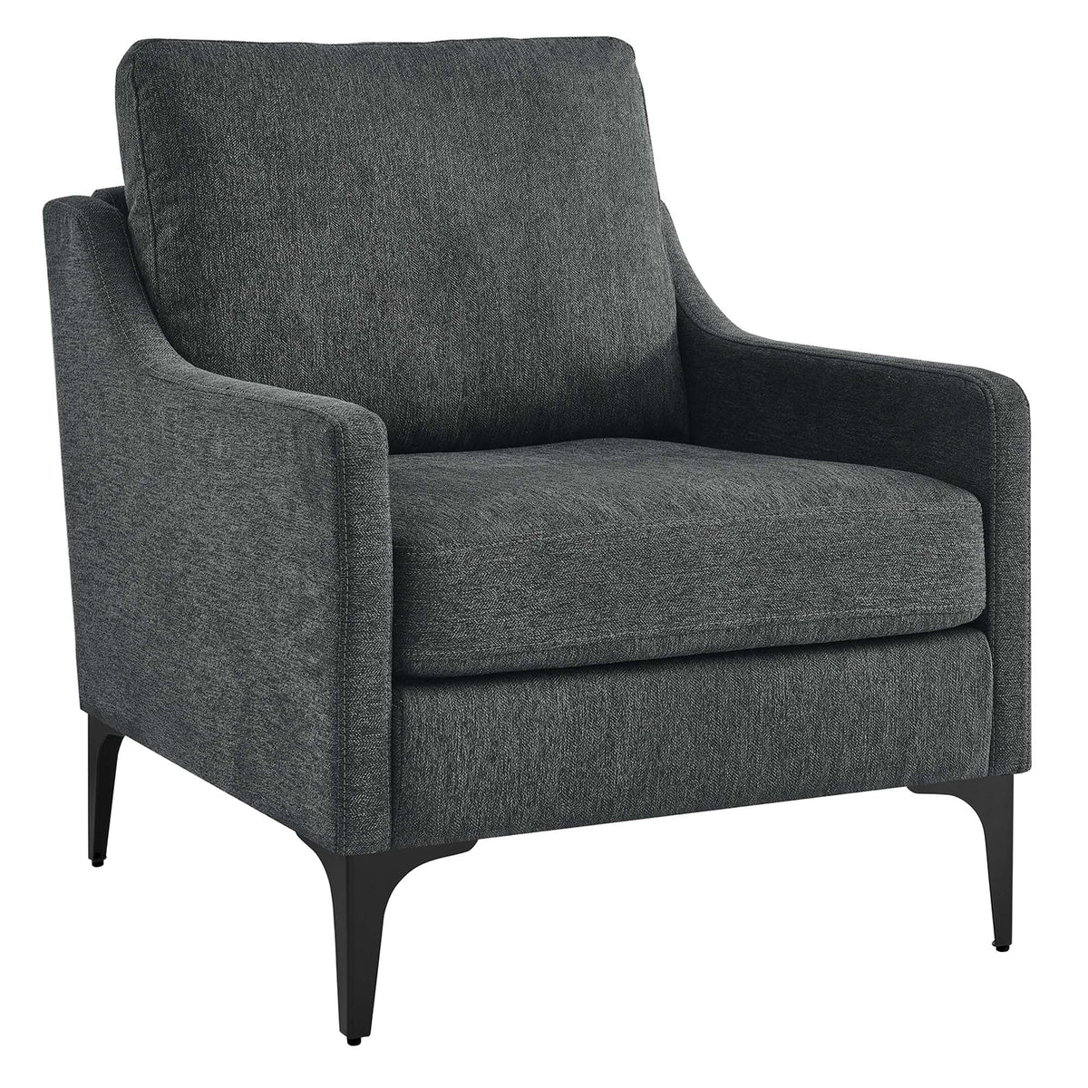 Corland Upholstered Fabric Armchair — EEI-6023-CHA