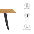 Viggo 60" Live Edge Acacia Wood Acacia Wood Dining Table