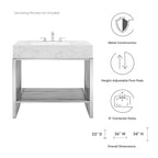 Gridiron Bathroom Vanity Basin Included