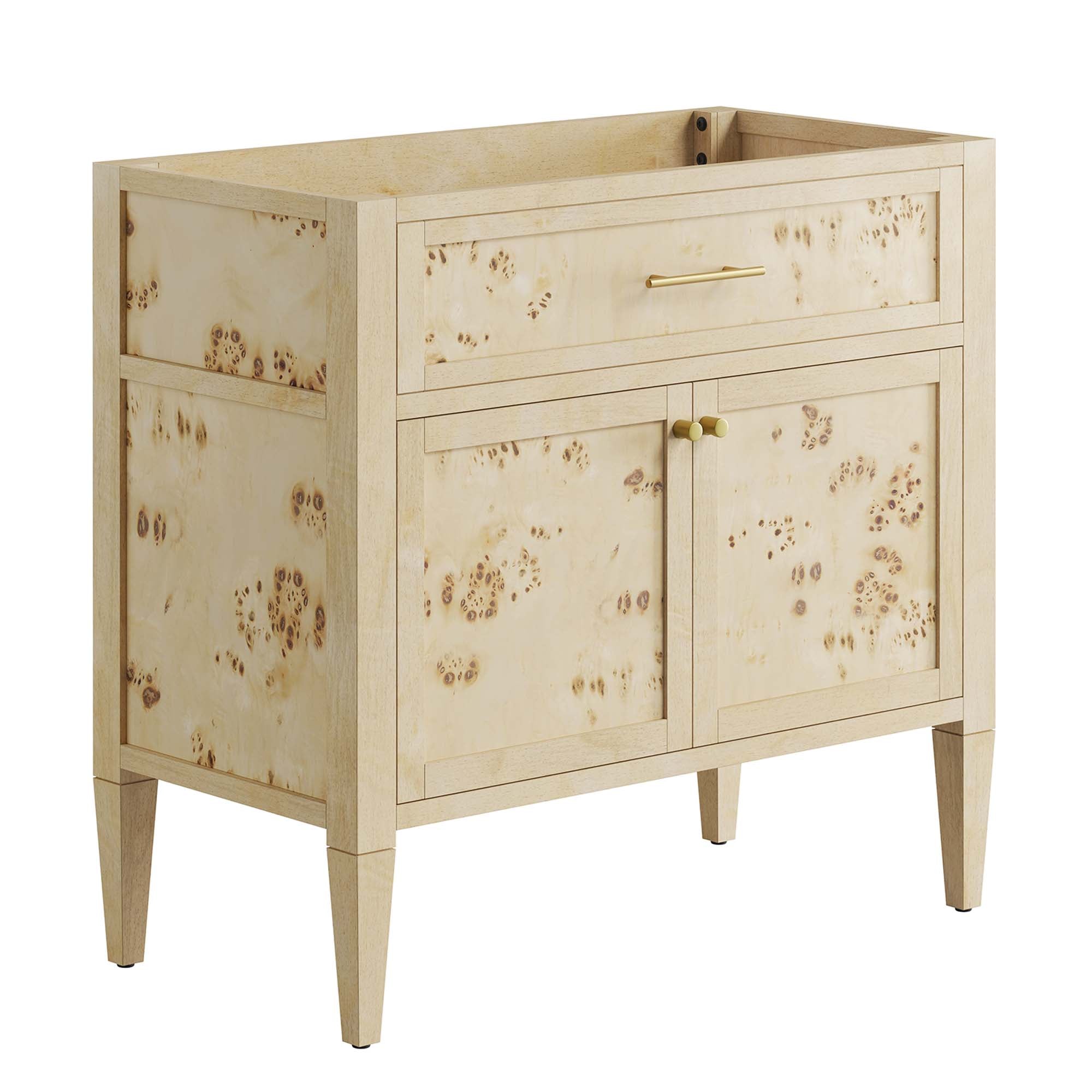 Elysian Bathroom Cabinet Basin Not Included - EEI-6139-BUR