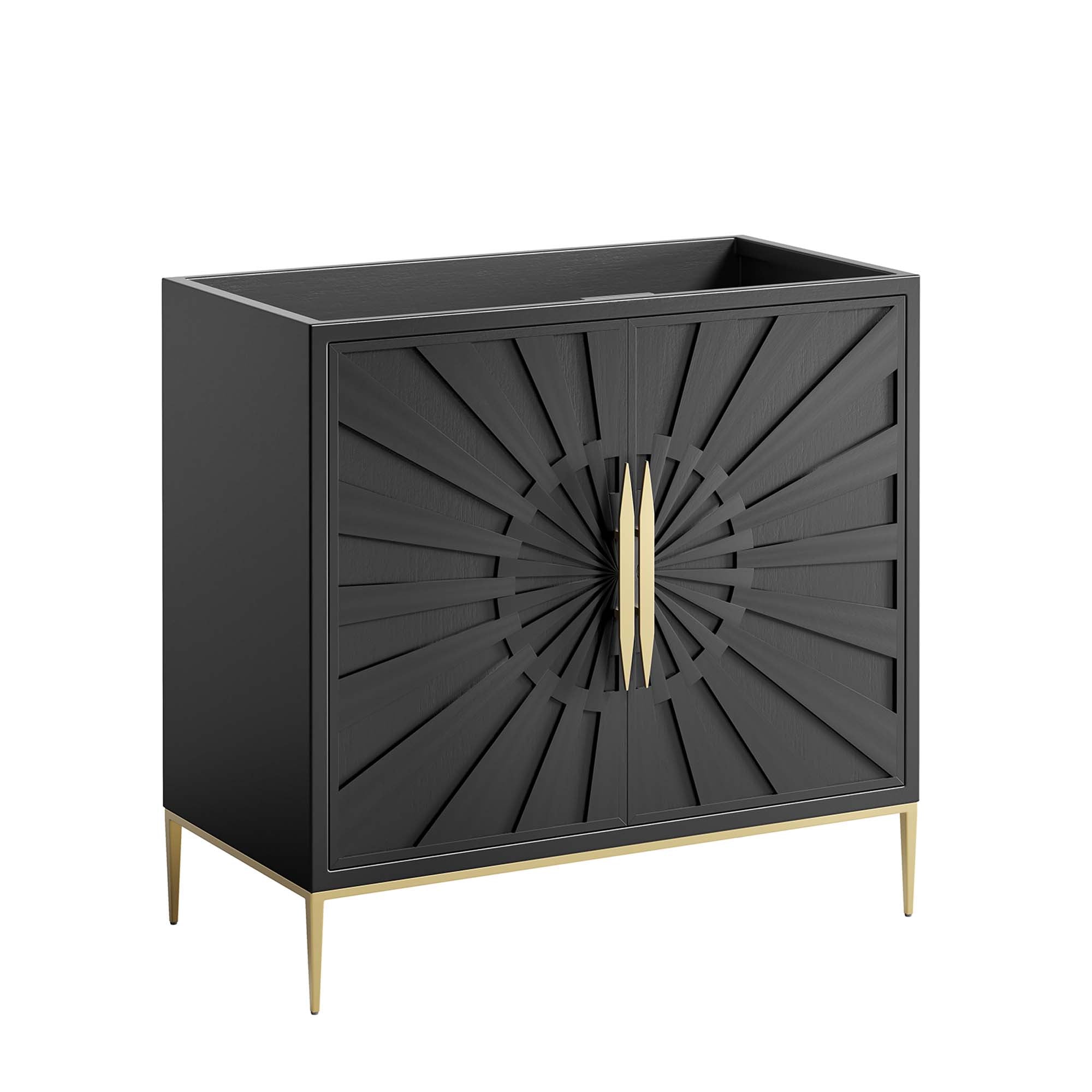 Awaken Bathroom Cabinet Basin Not Included - EEI-6162-BLK