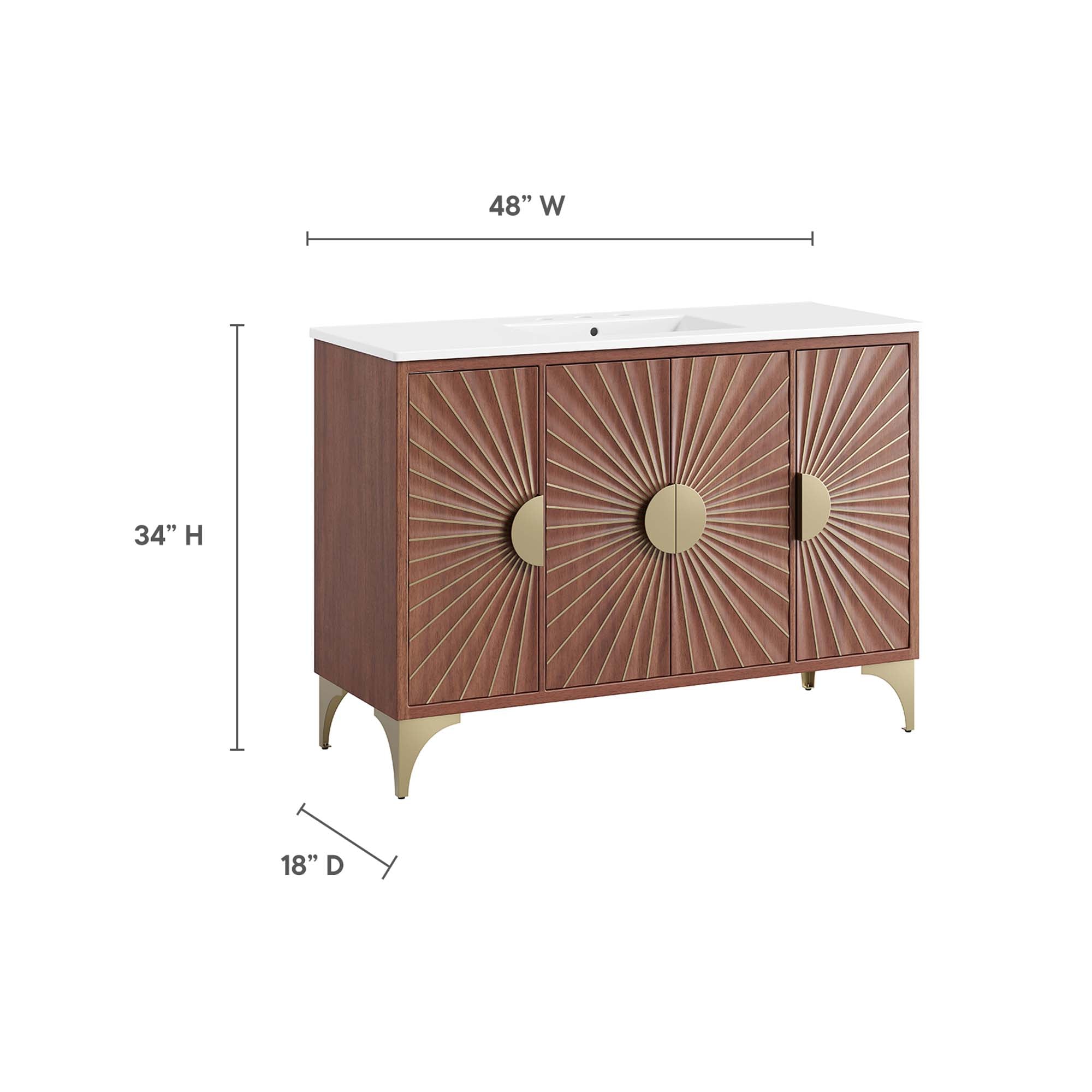 Daylight Bathroom Vanity Basin Included