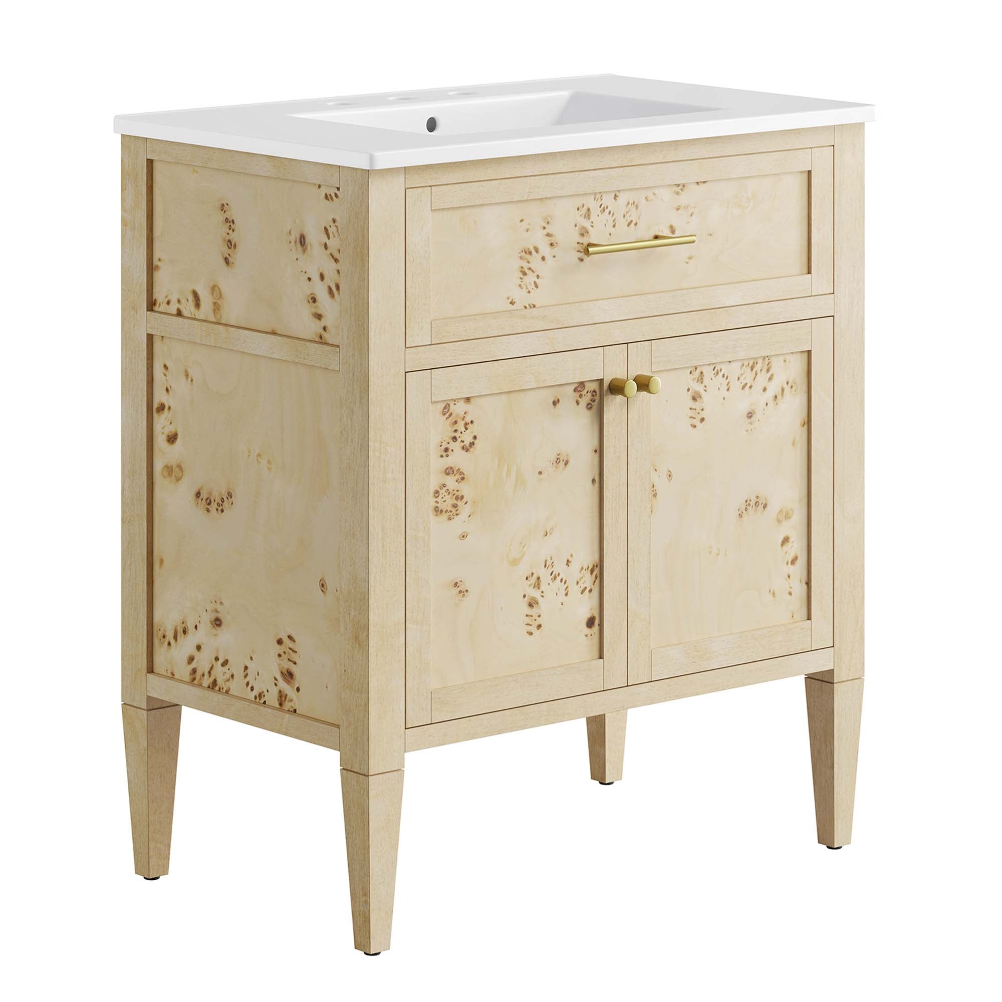 Elysian Bathroom Vanity Basin Included - EEI-6443-WHI-BUR