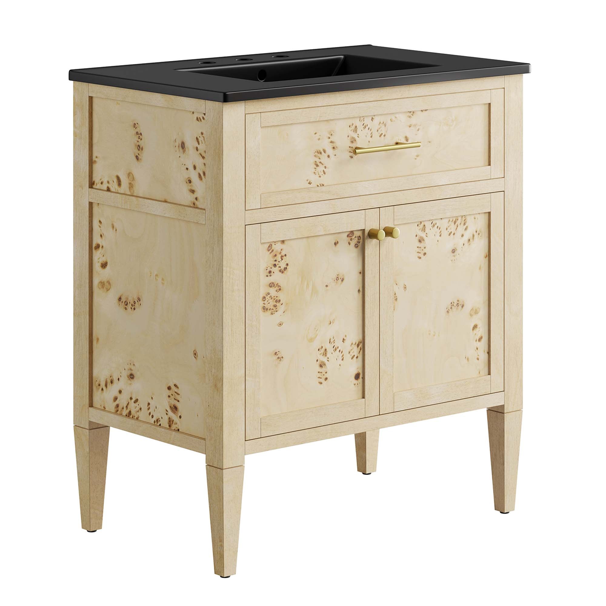 Elysian Bathroom Vanity Basin Included - EEI-6445-BLK-BUR