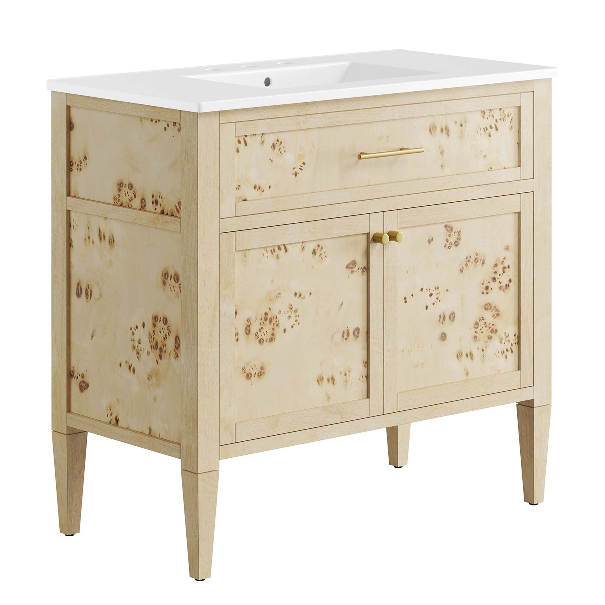 Elysian Bathroom Vanity Basin Included - EEI-6447-WHI-BUR