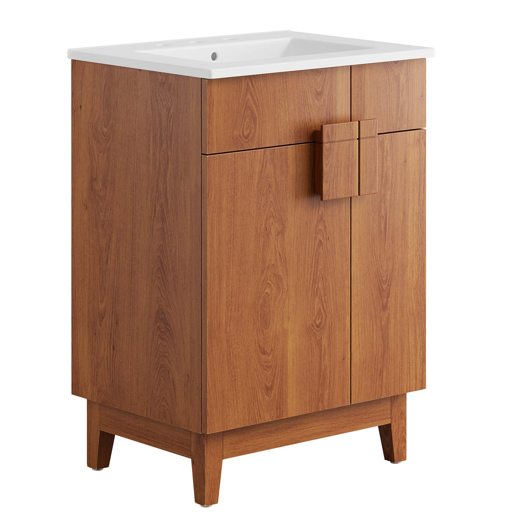 Miles Bathroom Vanity Basin Included - EEI-6482-WHI-WAL