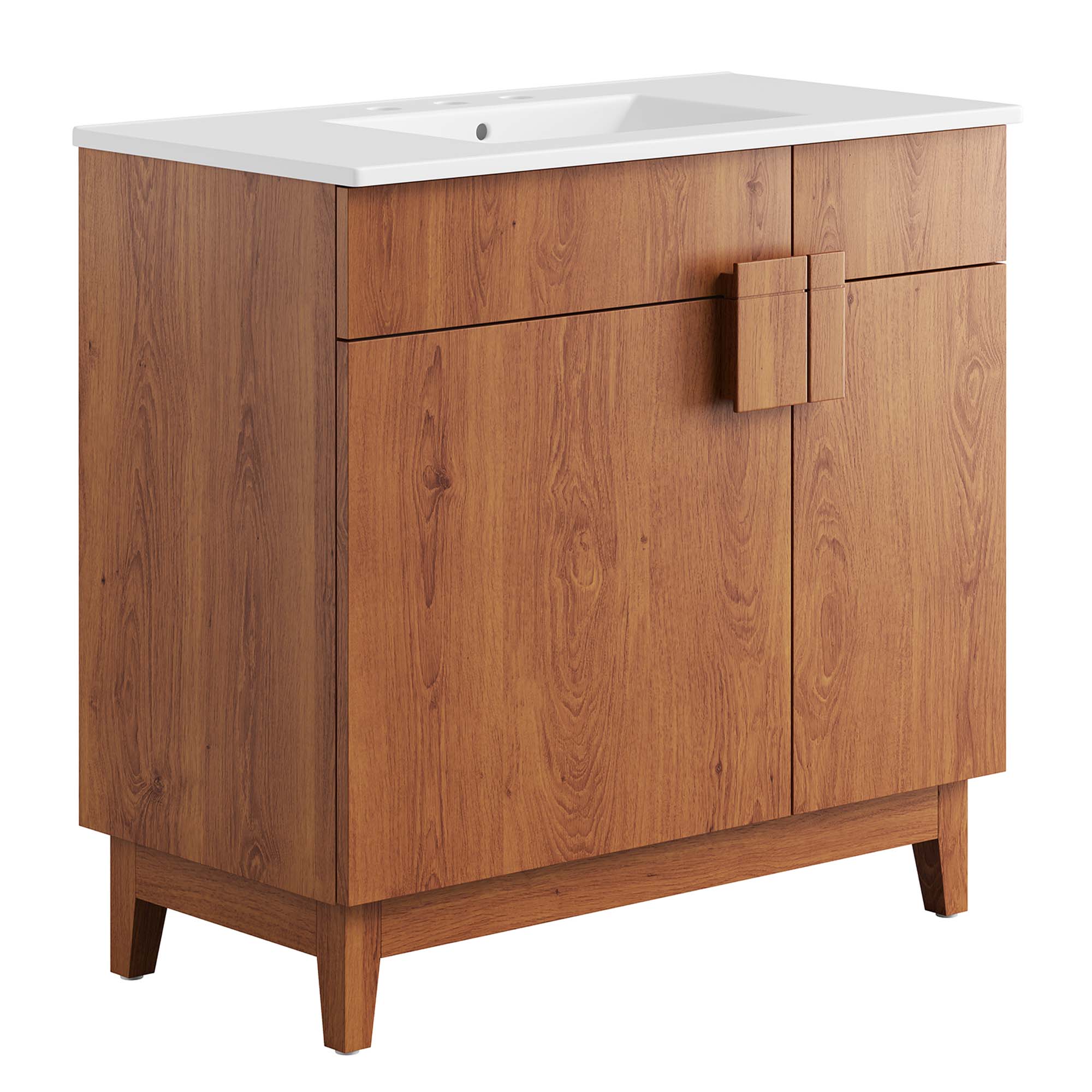 Miles Bathroom Vanity Basin Included - EEI-6484-WHI-WAL