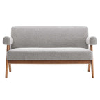 Lyra Boucle Fabric Loveseat