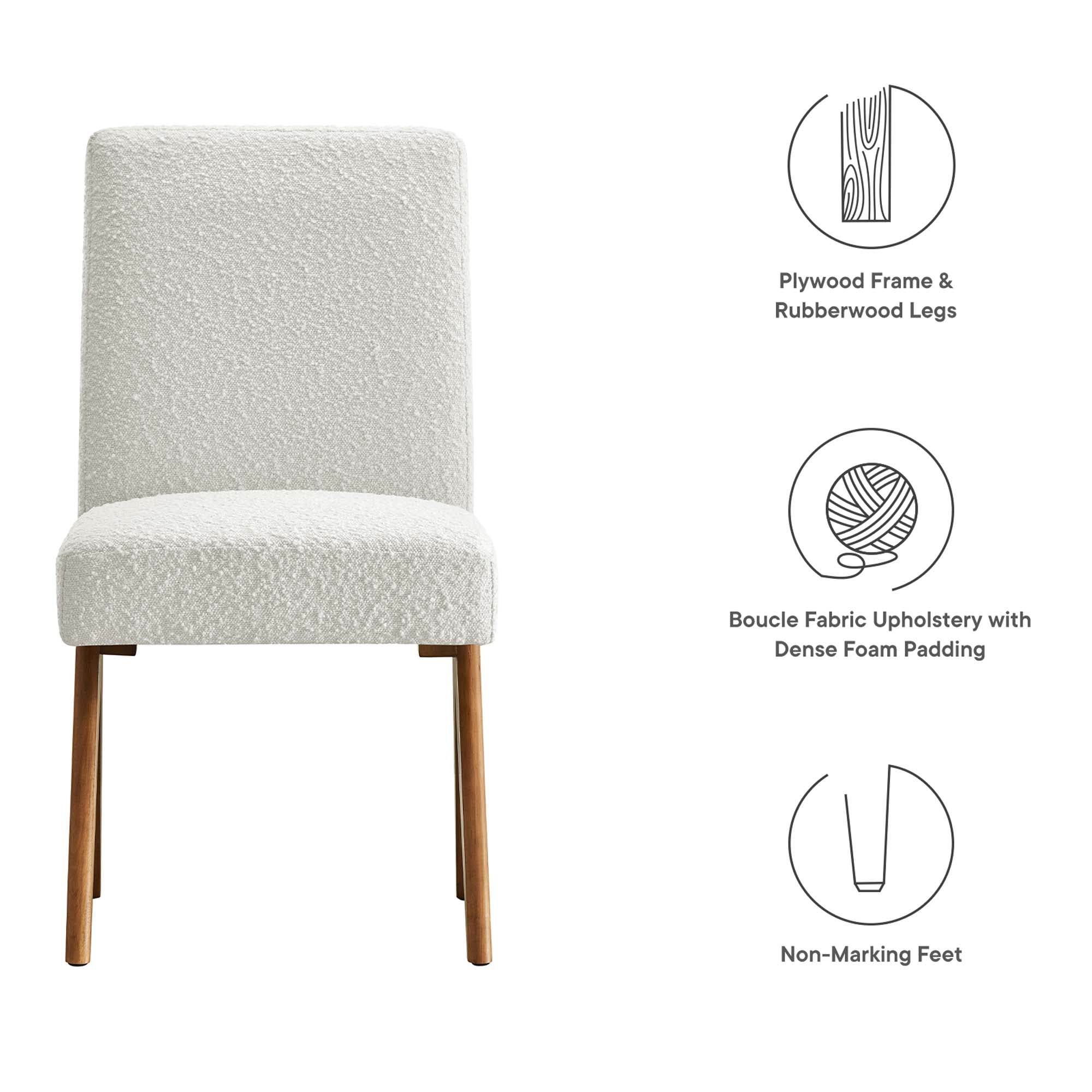 Lyra Fabric Dining Room Chair - Set of 2