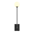Riva White Globe Wall Sconce