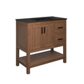 Ashlyn Bathroom Vanity Basin Included - EEI-6535-WAL-BLK