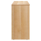 Appia Wood Grain 4-Door Sideboard Storage Cabinet