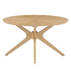 Crossroads Round Wood Coffee Table