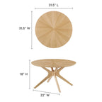 Crossroads Wood Dining Table