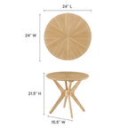 Crossroads Wood Dining Table