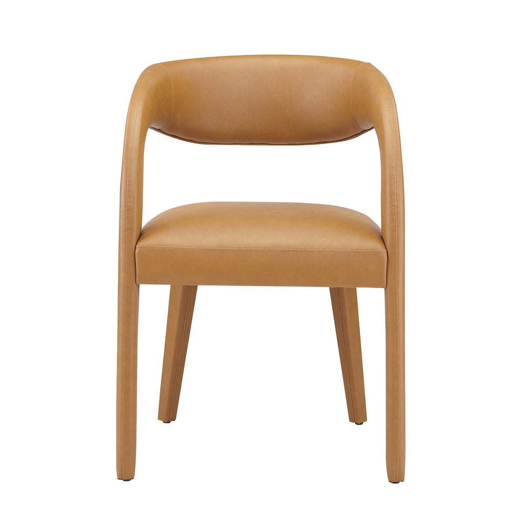 Pinnacle Vegan Leather Dining Chair Set of 2