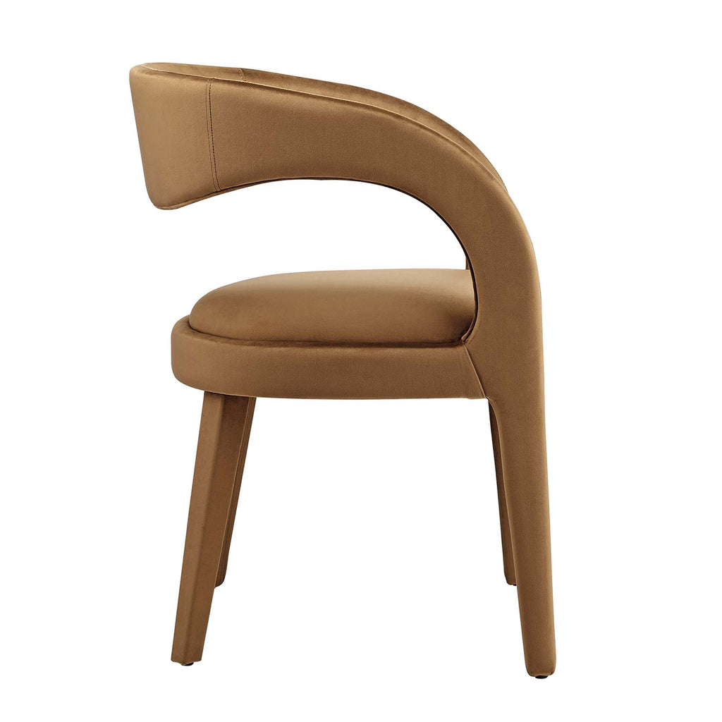 Pinnacle Performance Velvet Dining Chair Set of 2