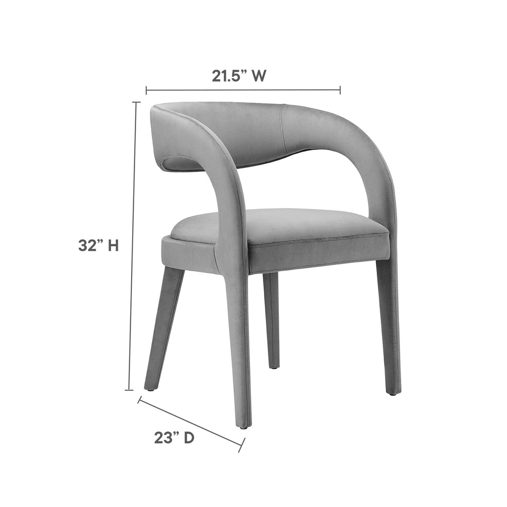 Pinnacle Boucle Upholstered Dining Chair Set of 2