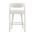 Pinnacle Boucle Upholstered Bar Stool Set of 2