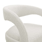Pinnacle Boucle Upholstered Bar Stool Set of 2