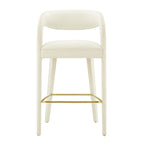 Pinnacle Performance Velvet Bar Stool Set of 2