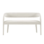 Pinnacle Boucle Fabric Accent Bench