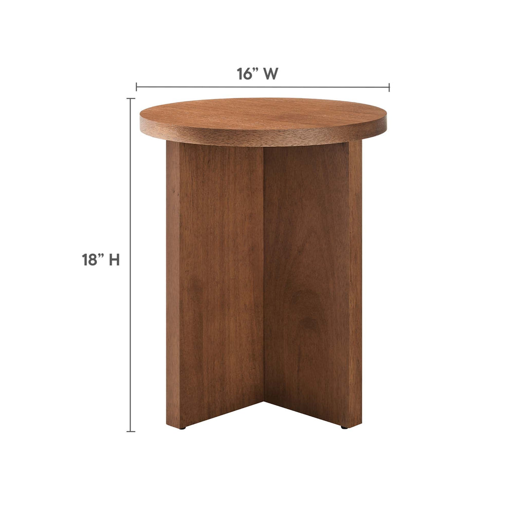 Silas Round Wood Coffee Table