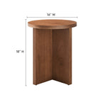 Silas Round Wood Coffee Table