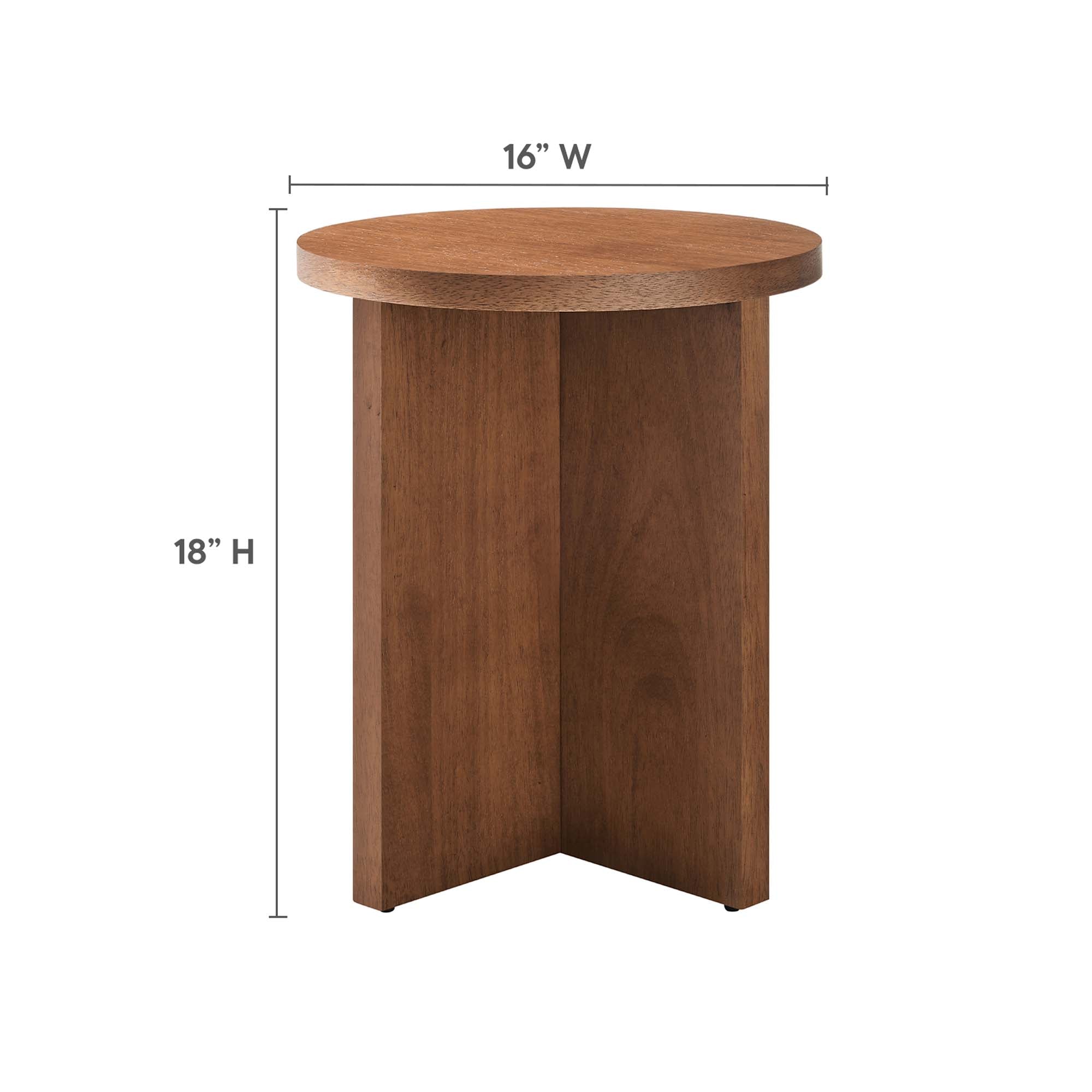 Silas Round Wood Coffee Table