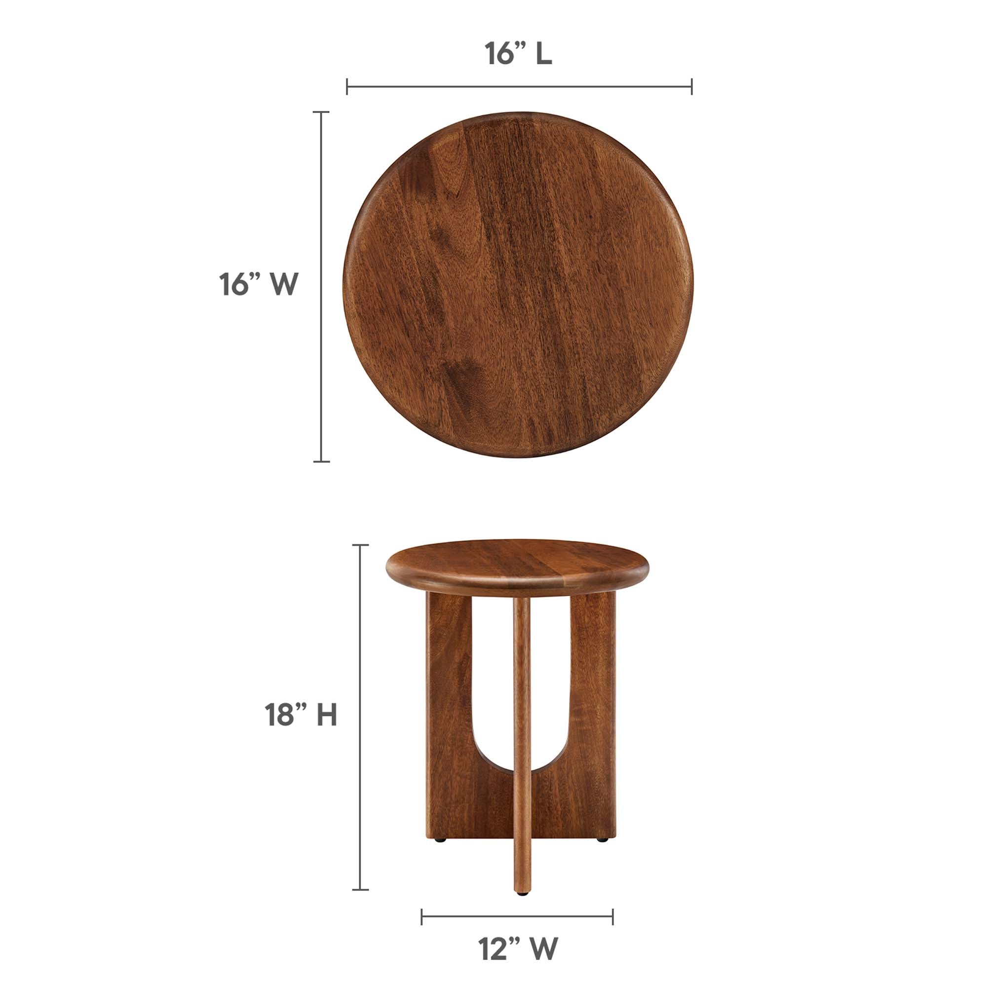 Rivian Round 48" Wood Dining Table