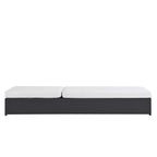 modern Outdoor Patio Powder-Coated Aluminum Chaise Lounge Chair