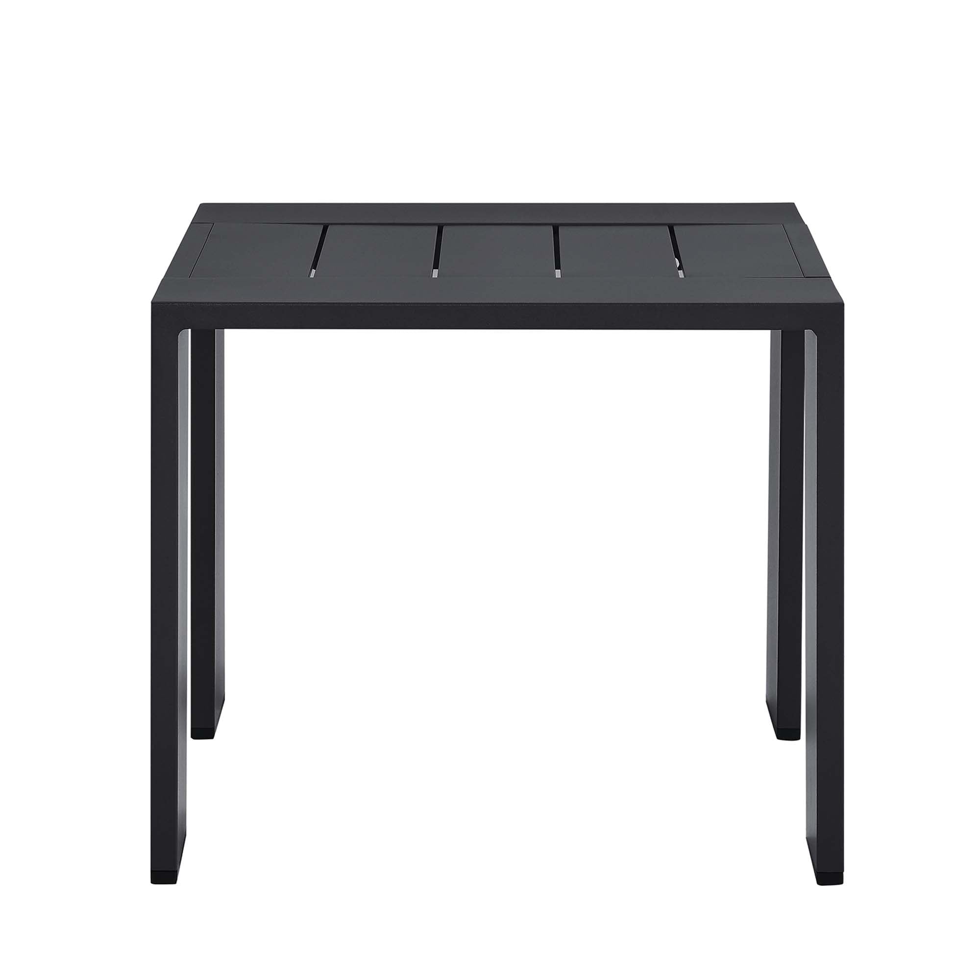 modern Outdoor Patio Powder-Coated Aluminum End Table