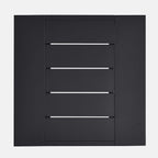 modern Outdoor Patio Powder-Coated Aluminum End Table