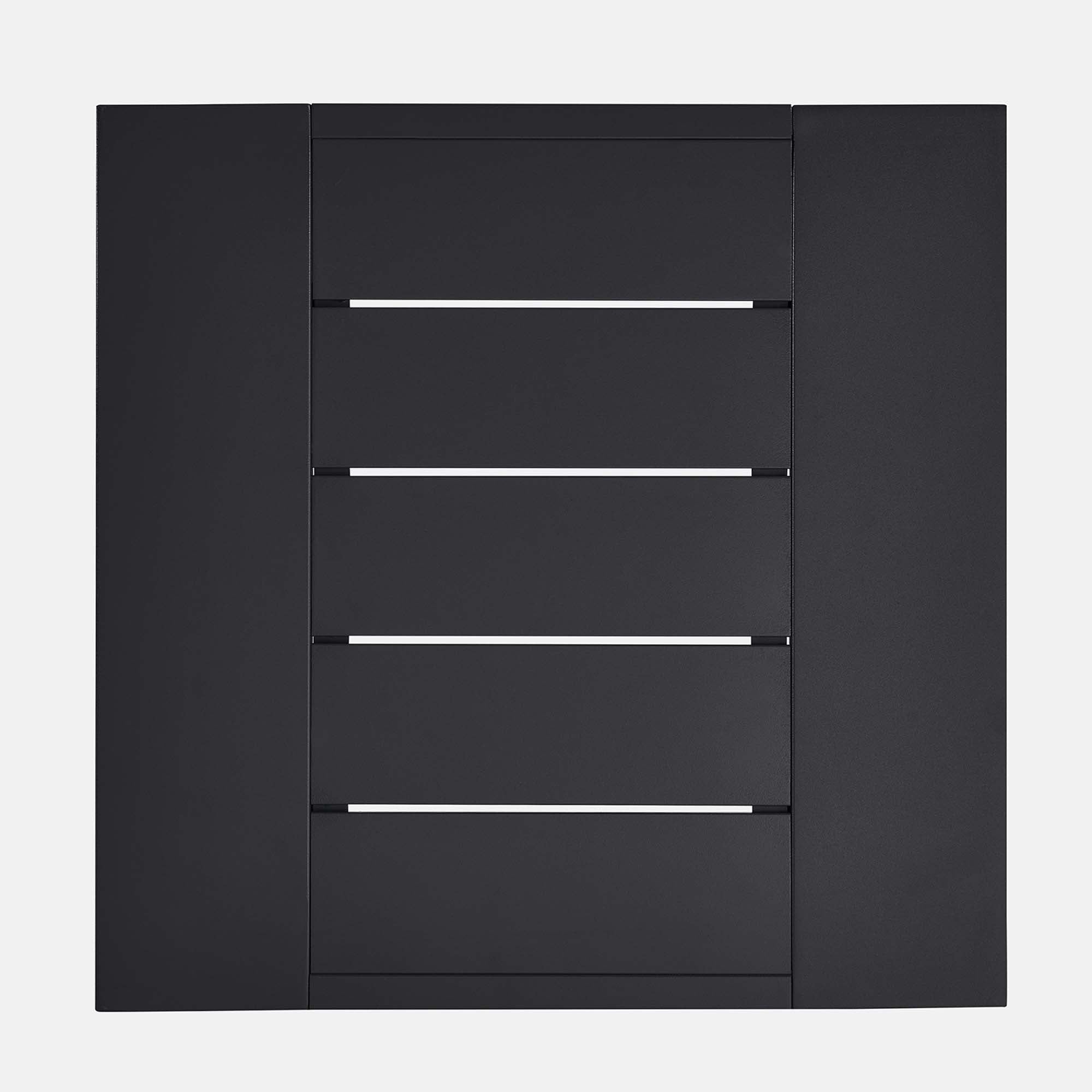 modern Outdoor Patio Powder-Coated Aluminum End Table