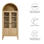 Tessa Tall Arched Storage Display Cabinet