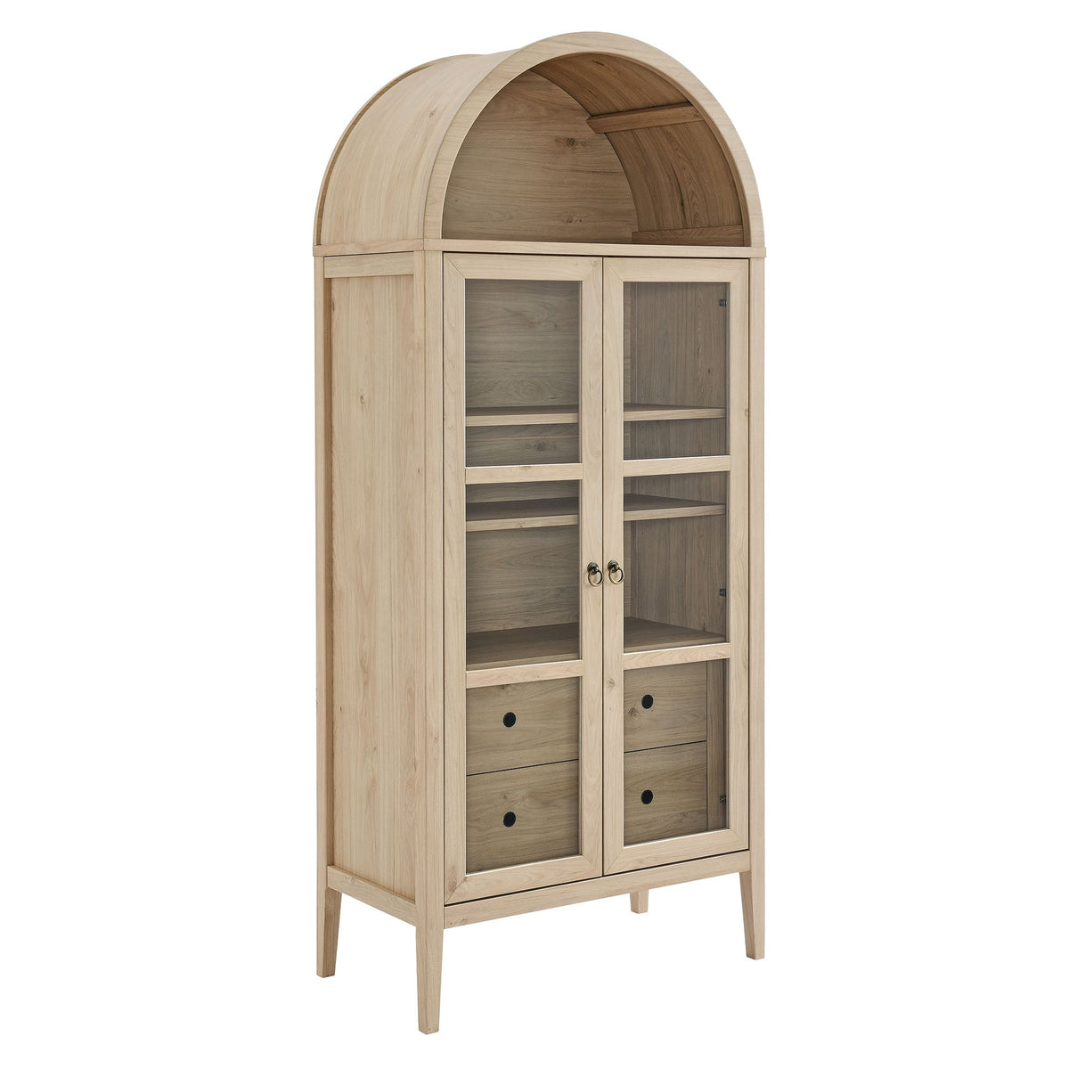 Nolan Tall Arched Storage Display Cabinet — EEI-6639-LOA