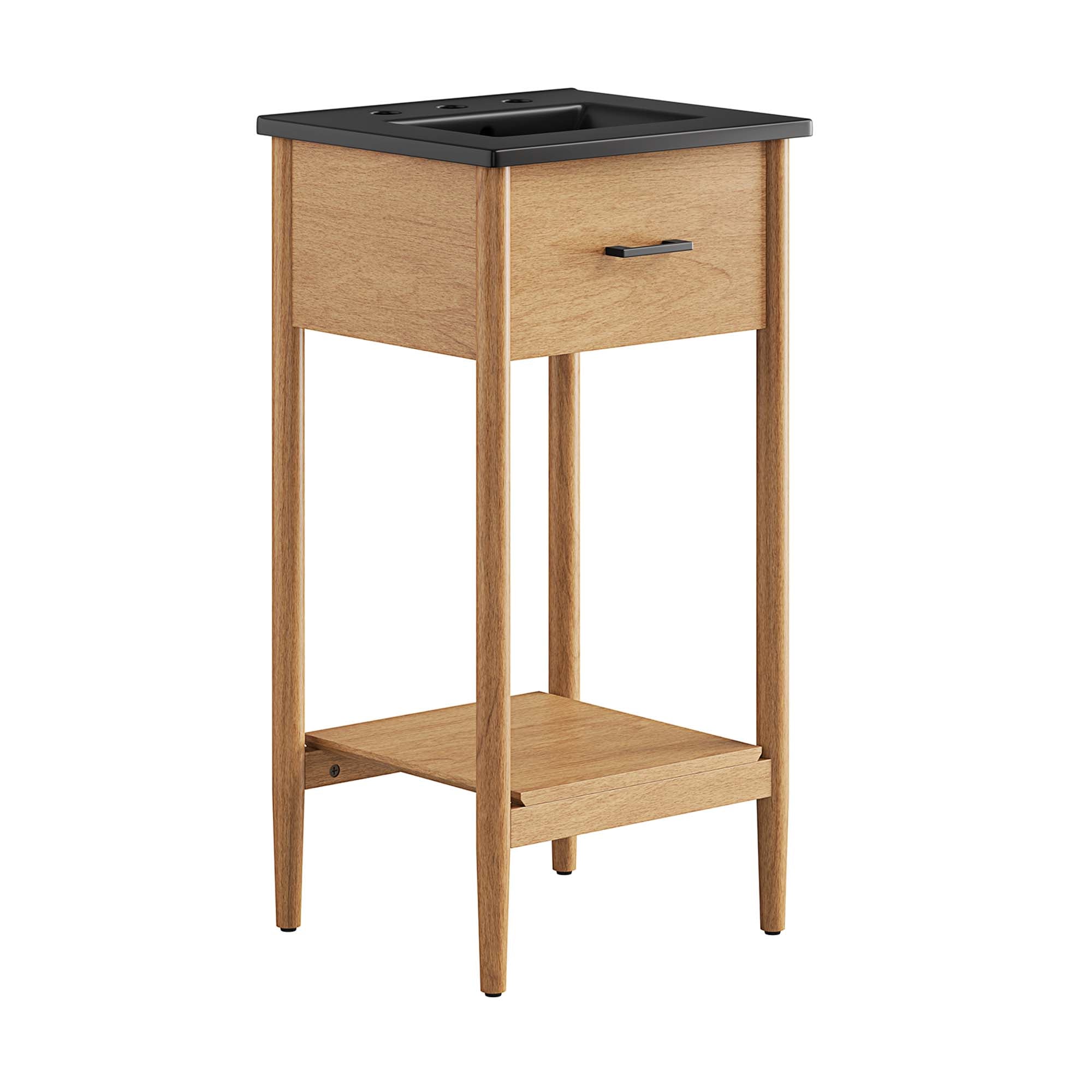 Zaire Bathroom Vanity Basin Included - EEI-6659-NAT-BLK