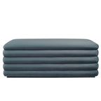 Mezzo Upholstered Performance Velvet Storage Bench