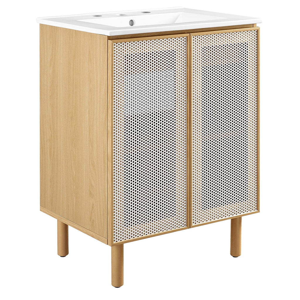 Calla Bathroom Vanity Basin Included - EEI-6677-WHI-OAK