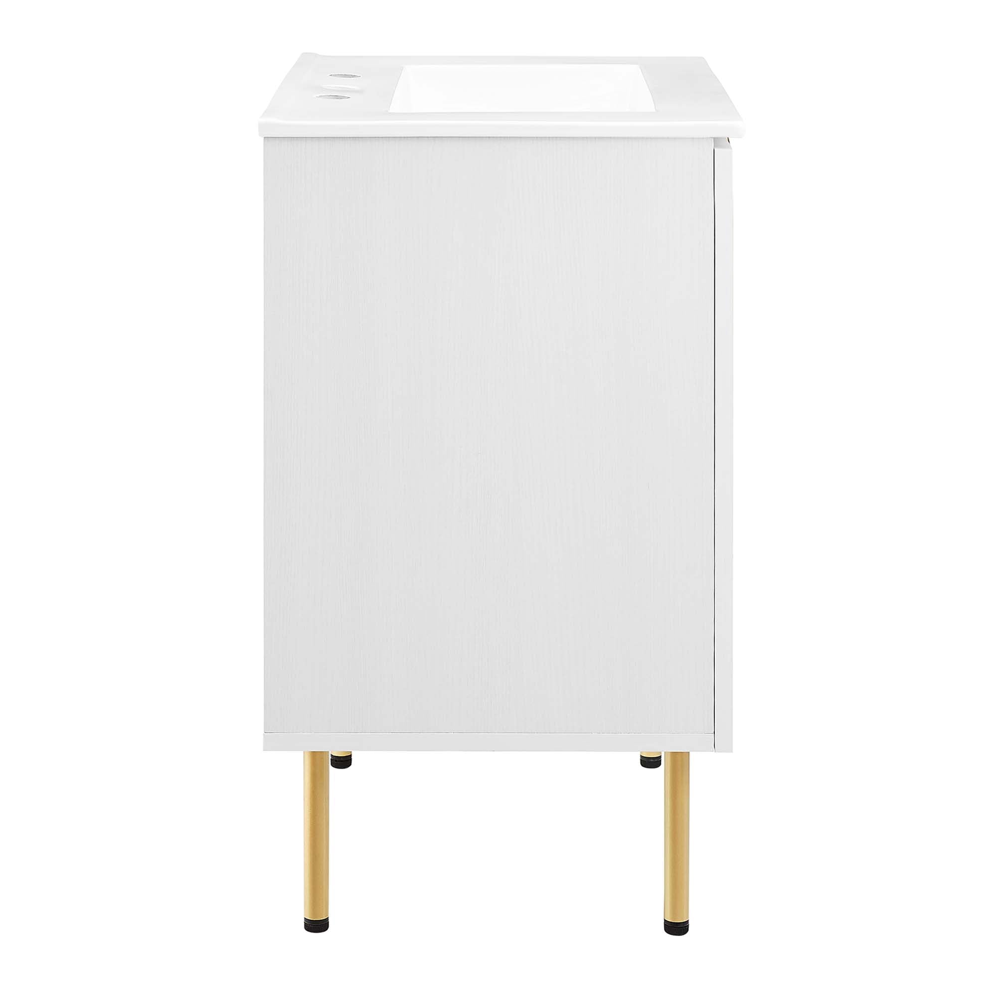 Chaucer Bathroom Vanity with White Basin Included