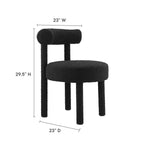 Toulouse Boucle Fabric Dining Chair - Set of 2