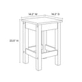 Galley 3-Piece Kitchen Island and Stool Set