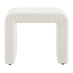 Simba Boucle Fabric Waterfall Stool