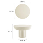 Caspian 40" Round Concrete Dining Table