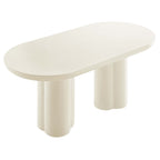 Caspian 72" Oval Concrete Dining Table