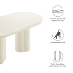 Caspian 72" Oval Concrete Dining Table